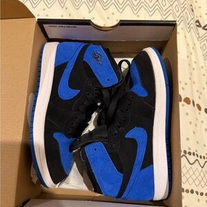 Royal blue Jordan 1 size 1y Worn